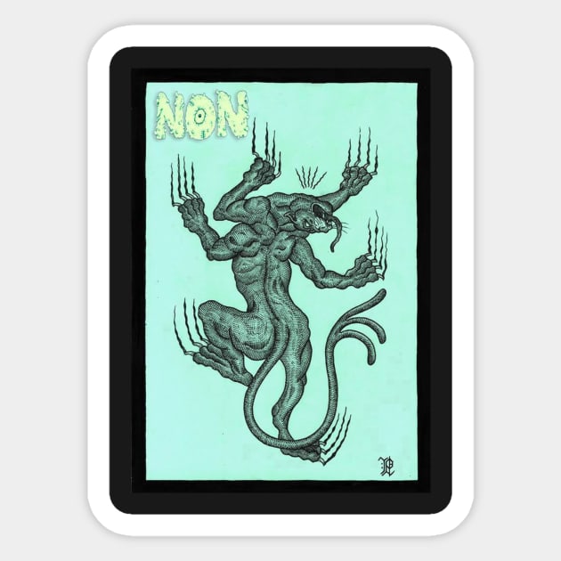 NON LOGO13 Sticker by N0NProduction